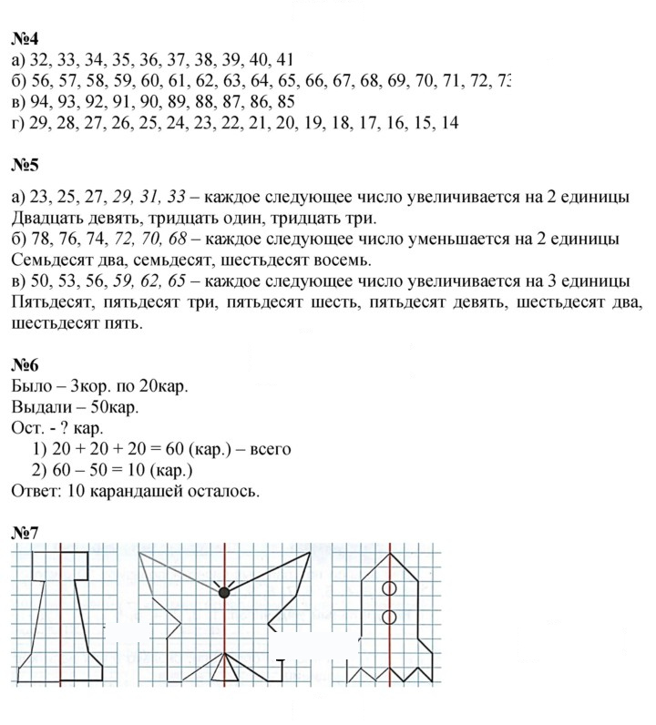 Скан решения номера Урок 32