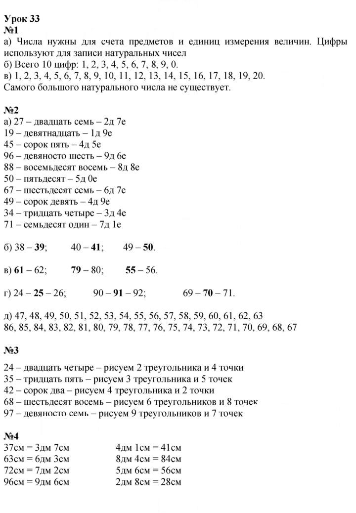 Скан решения номера Урок 33
