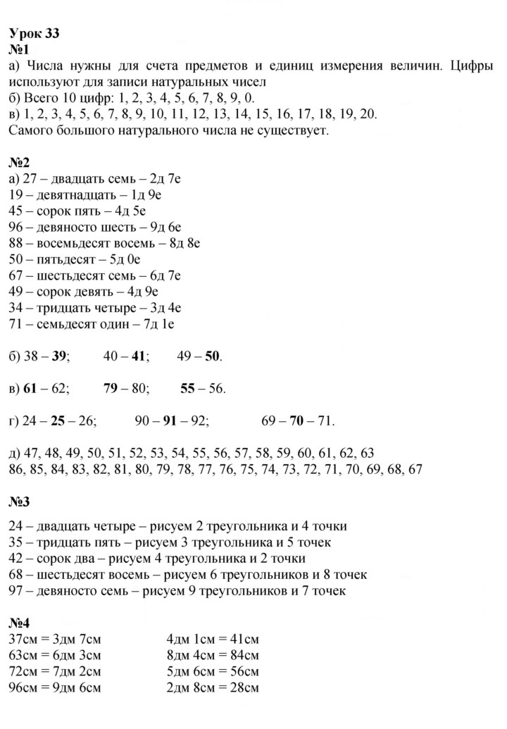 Скан решения номера Урок 33