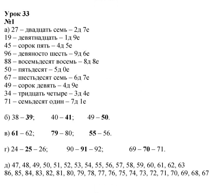 Скан решения номера Урок 33