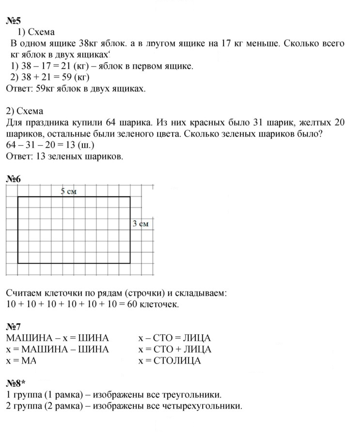 Скан решения номера Урок 36