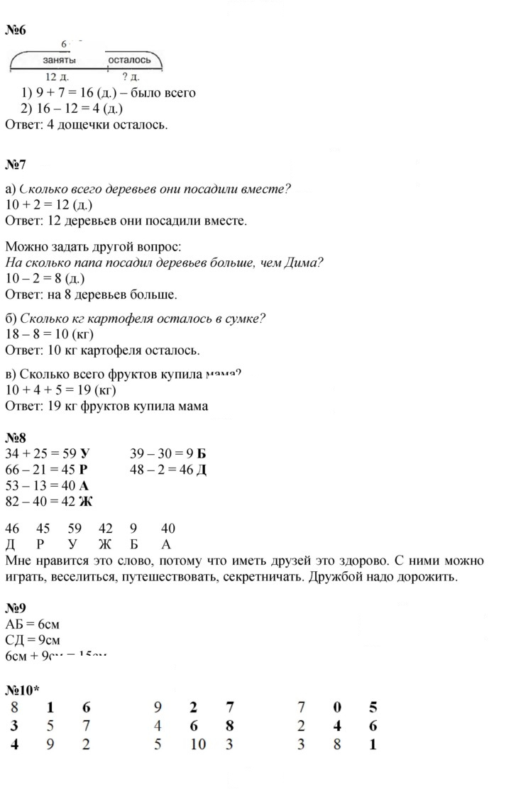 Скан решения номера Урок 39