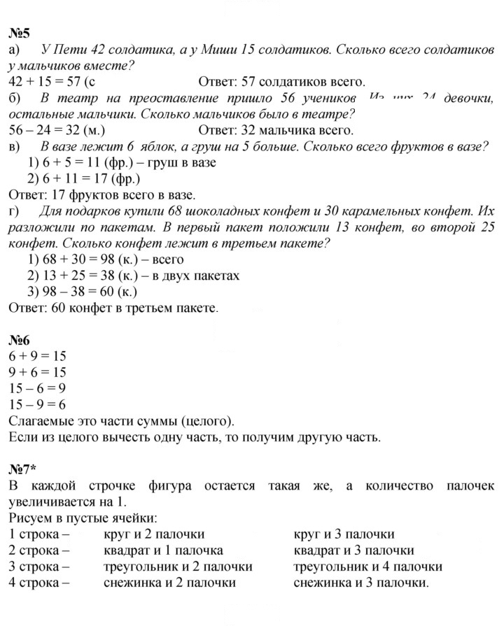 Скан решения номера Урок 44