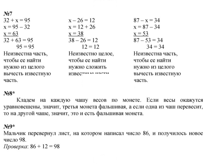 Скан решения номера Урок 45