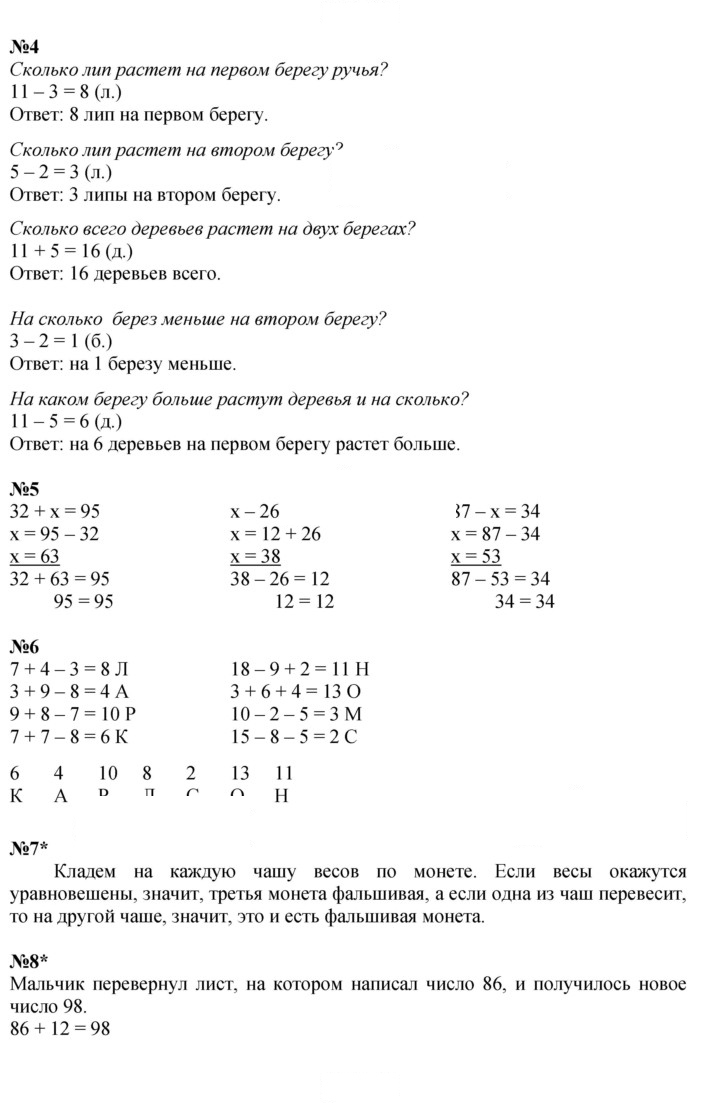 Скан решения номера Урок 45