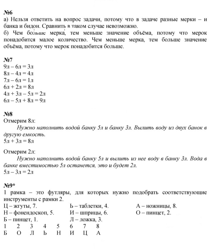 Скан решения номера Урок 6