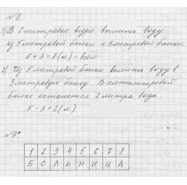 Скан решения номера Урок 6