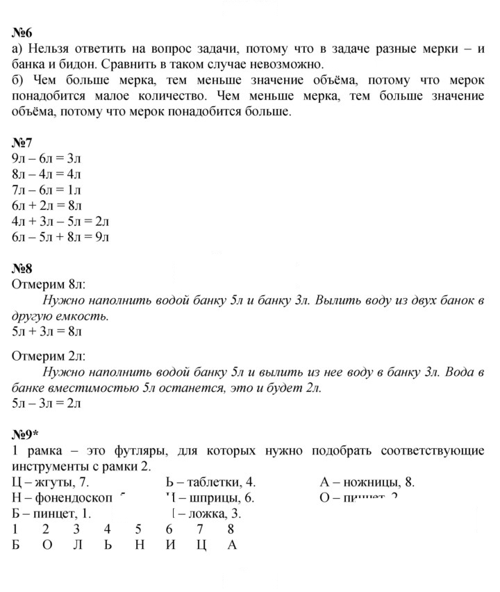 Скан решения номера Урок 6
