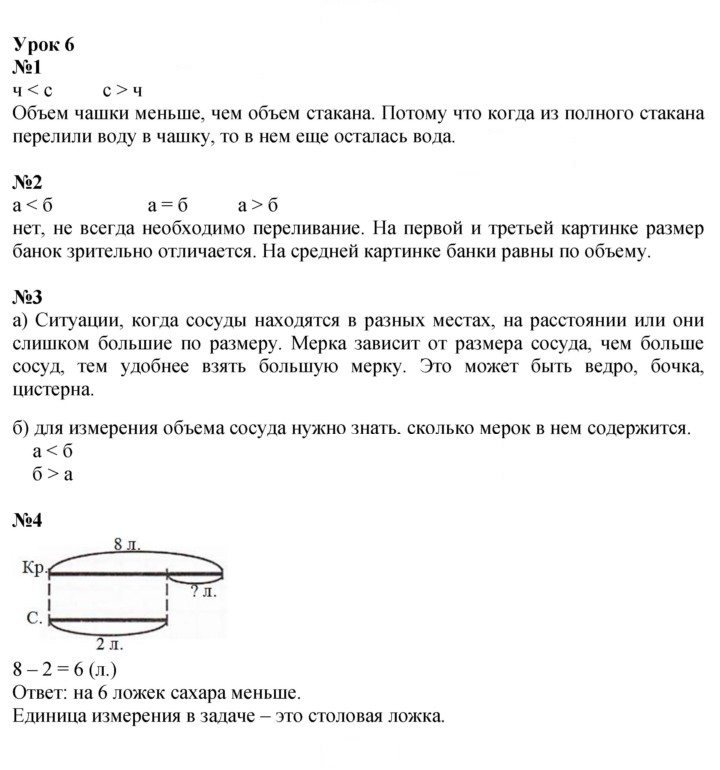 Скан решения номера Урок 6