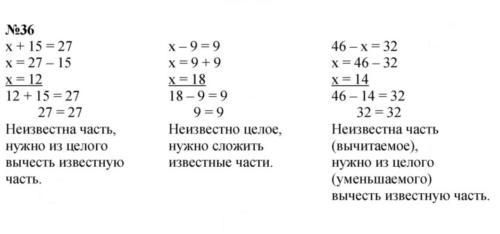 Скан решения номера 36