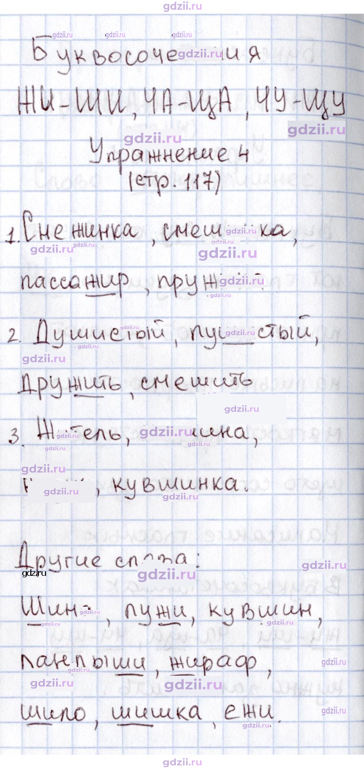Скан решения номера 117