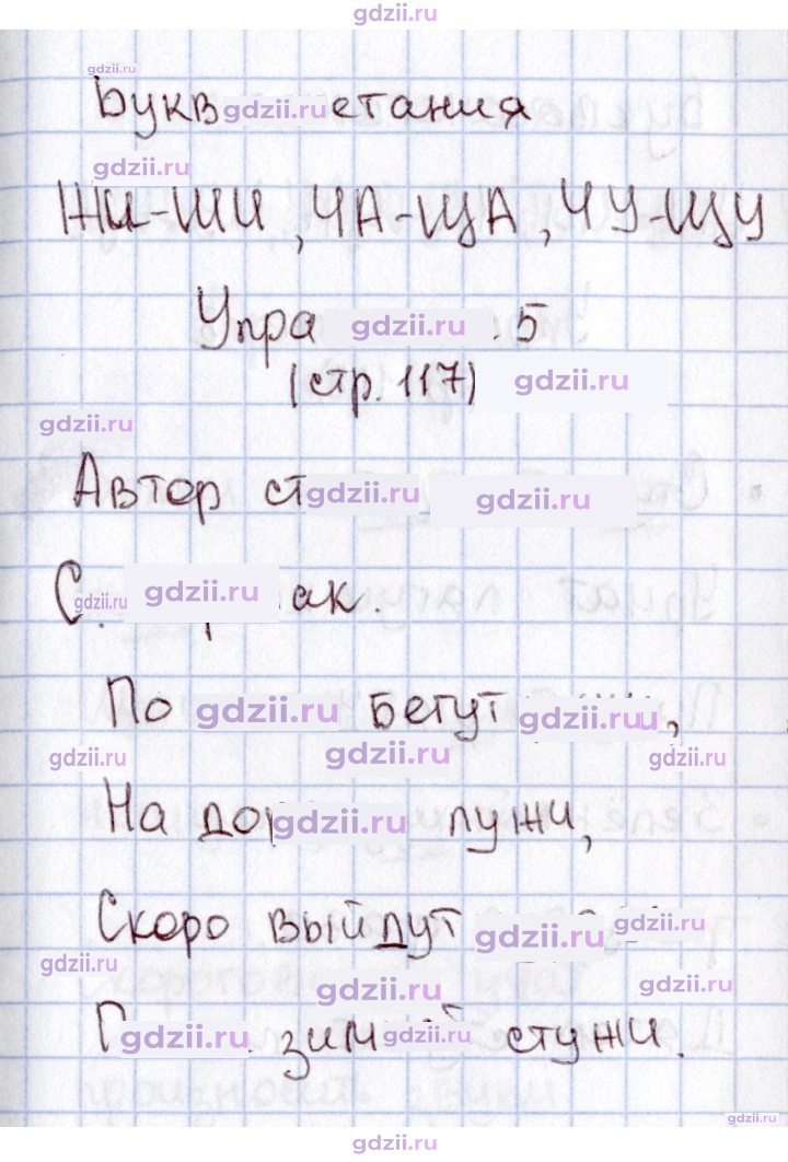 Скан решения номера 117
