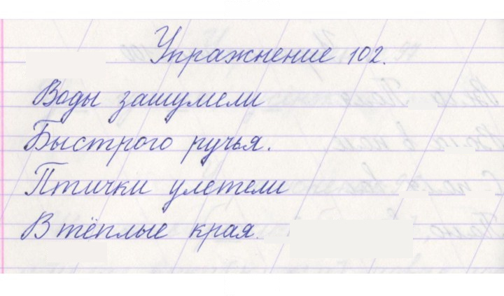 Скан решения номера 102