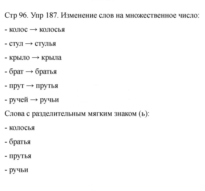 Скан решения номера 187