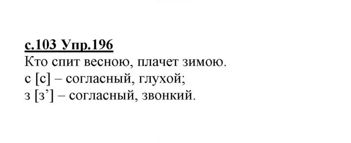 Скан решения номера 196