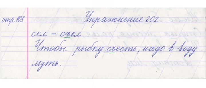 Скан решения номера 202