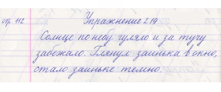 Скан решения номера 219