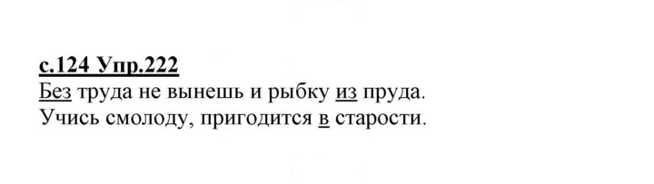 Скан решения номера 222