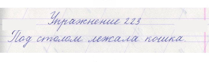 Скан решения номера 223
