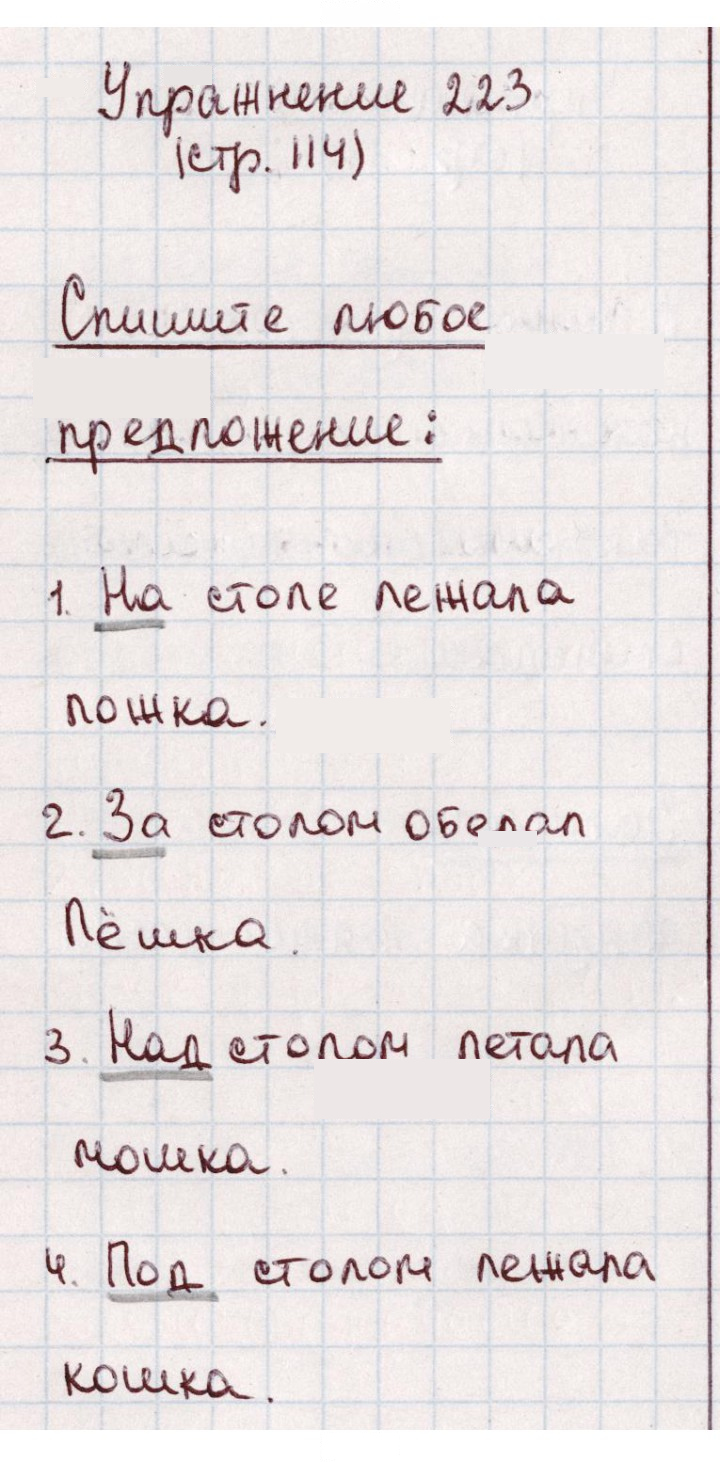 Скан решения номера 223