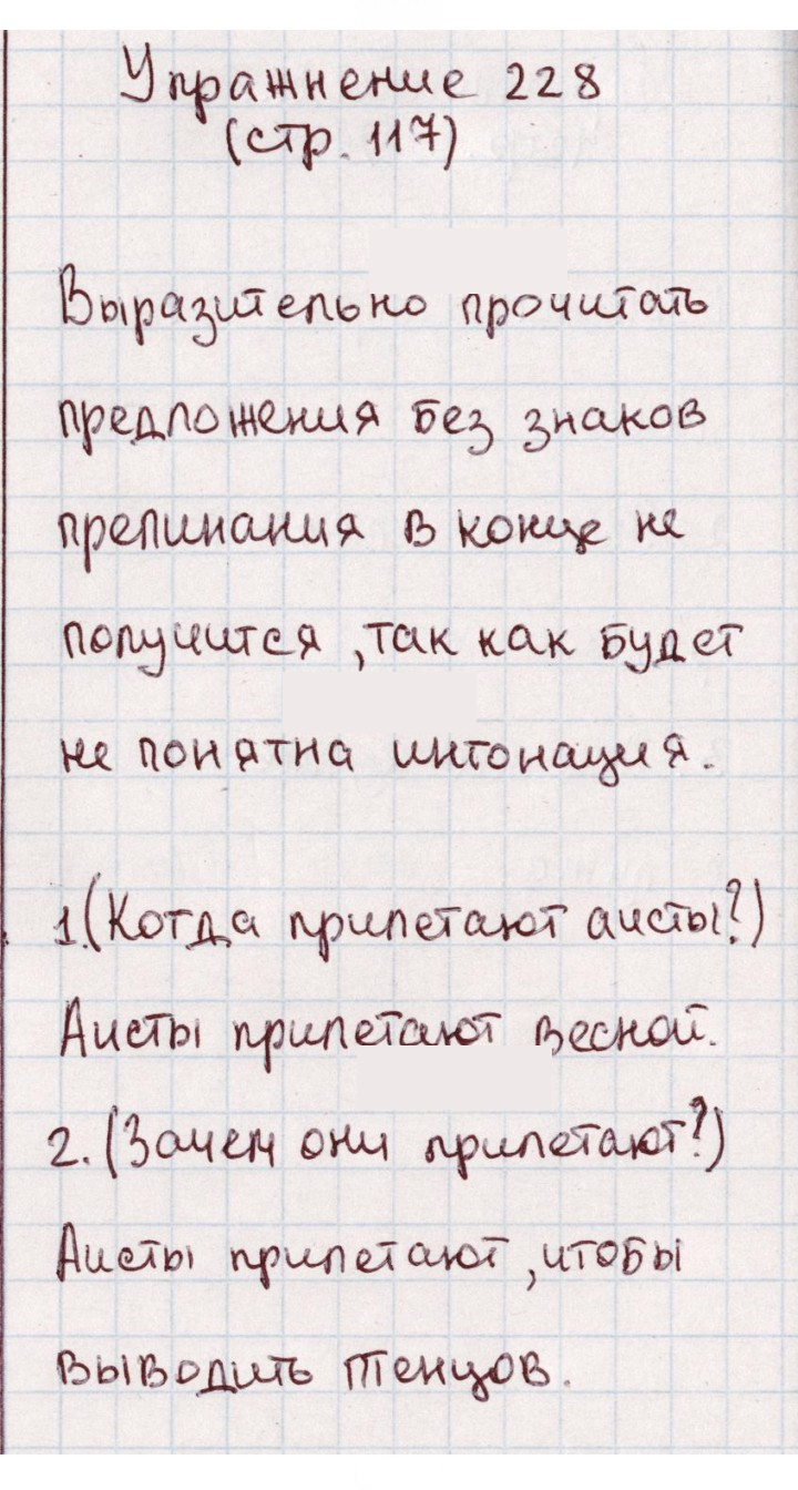 Скан решения номера 228