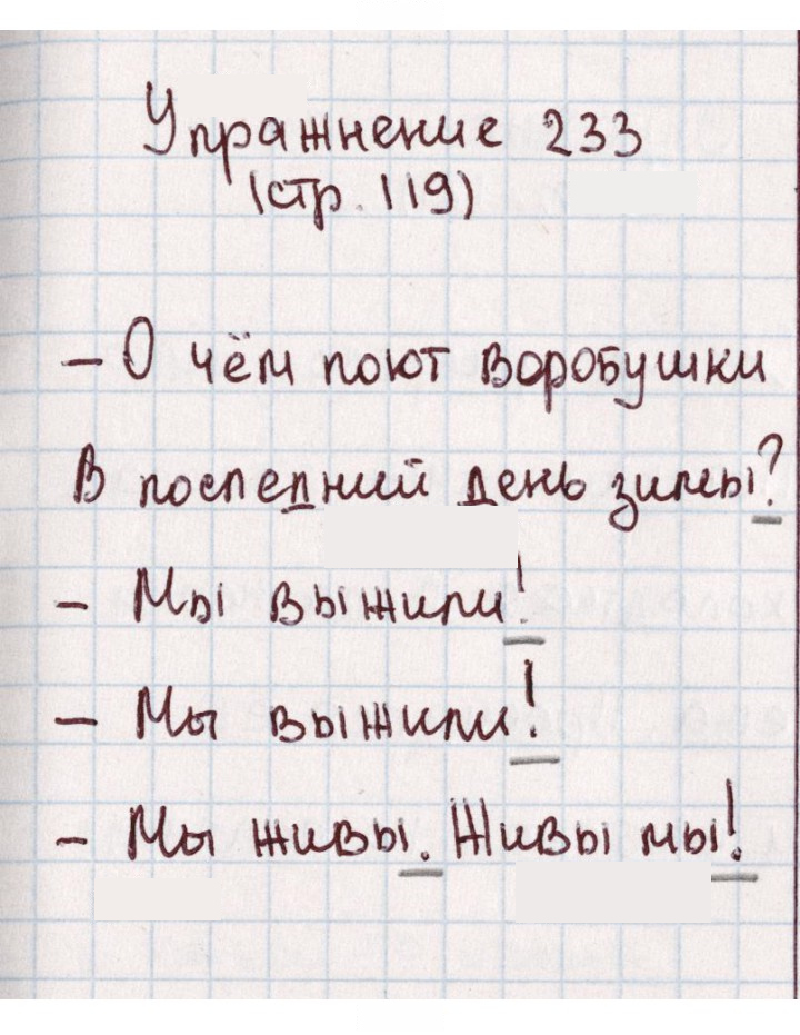 Скан решения номера 233
