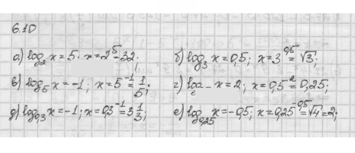 Скан решения номера 6.10