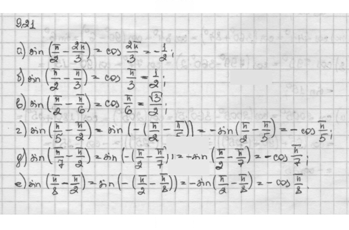 Скан решения номера 9.21