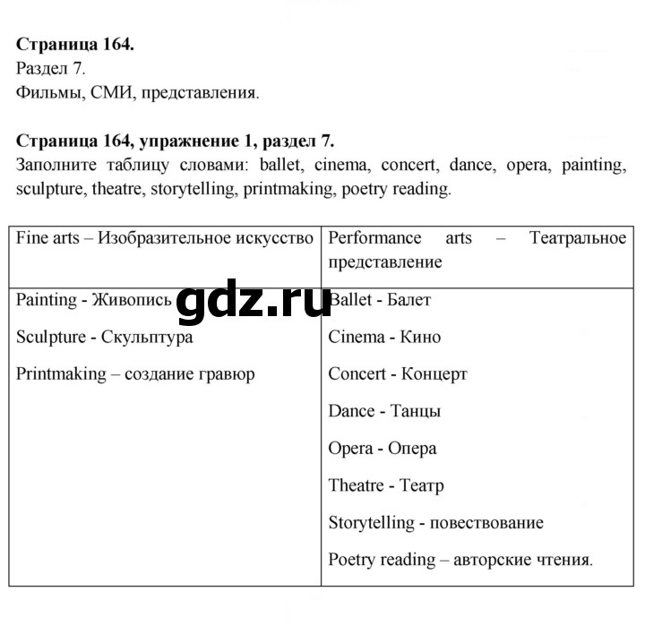 Скан решения номера 164