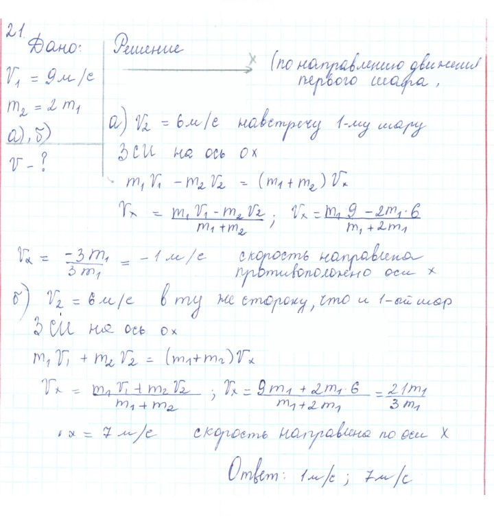 Скан решения номера 21