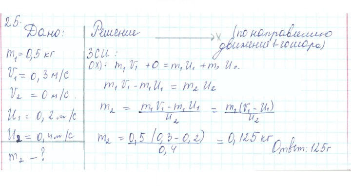 Скан решения номера 25