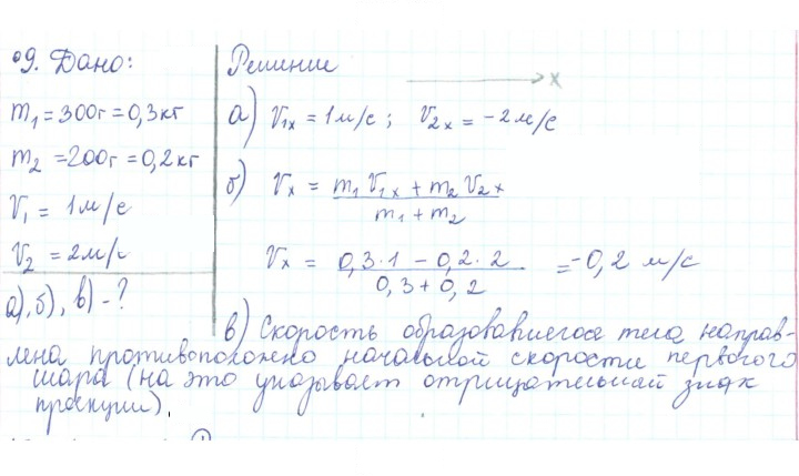 Скан решения номера 9