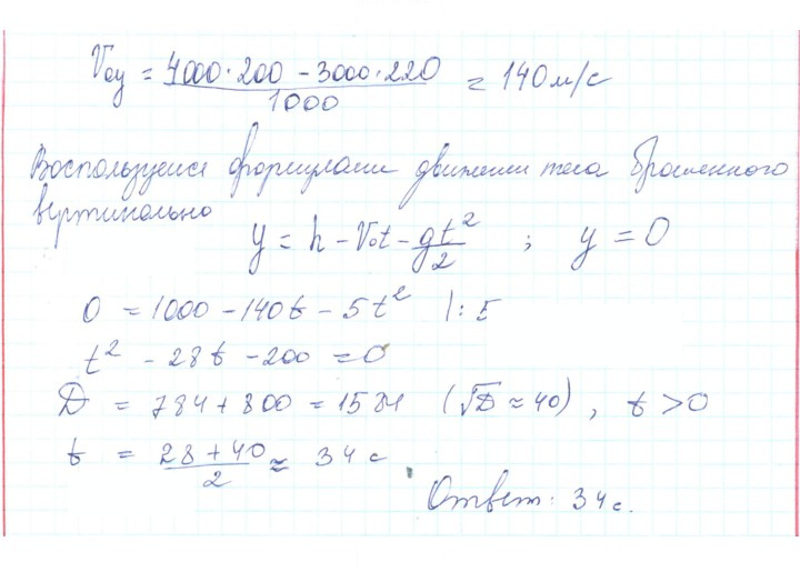 Скан решения номера 20