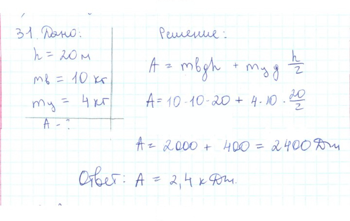 Скан решения номера 31
