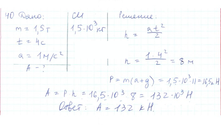 Скан решения номера 40