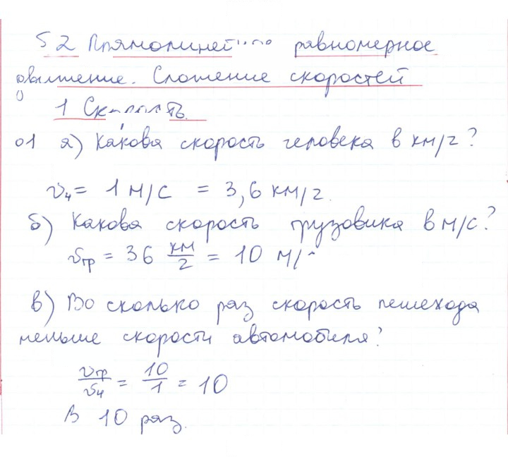 Скан решения номера 1