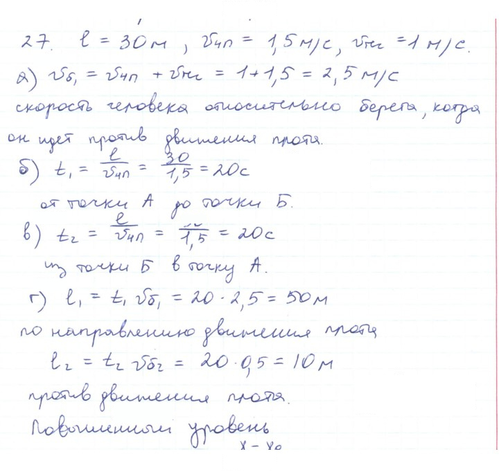 Скан решения номера 27