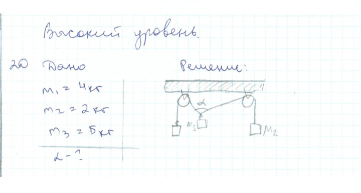 Скан решения номера 20