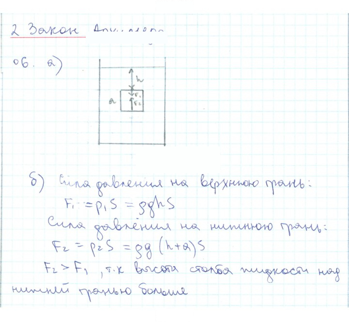Скан решения номера 6