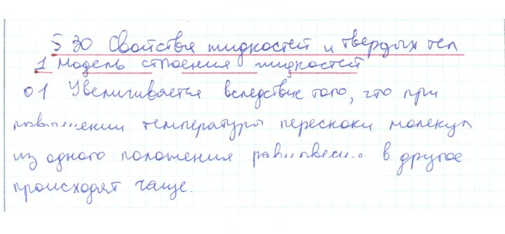 Скан решения номера 1