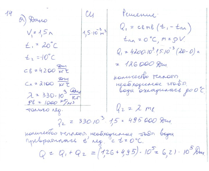 Скан решения номера 14