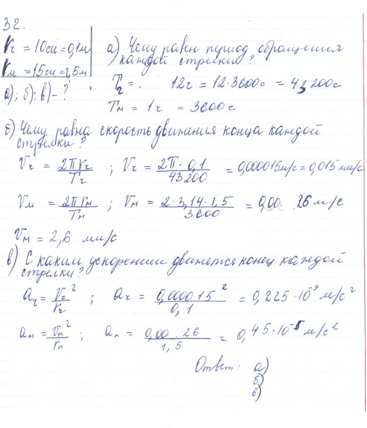 Скан решения номера 32