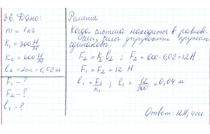 Скан решения номера 36