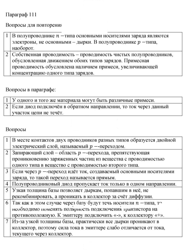 Скан решения номера 111