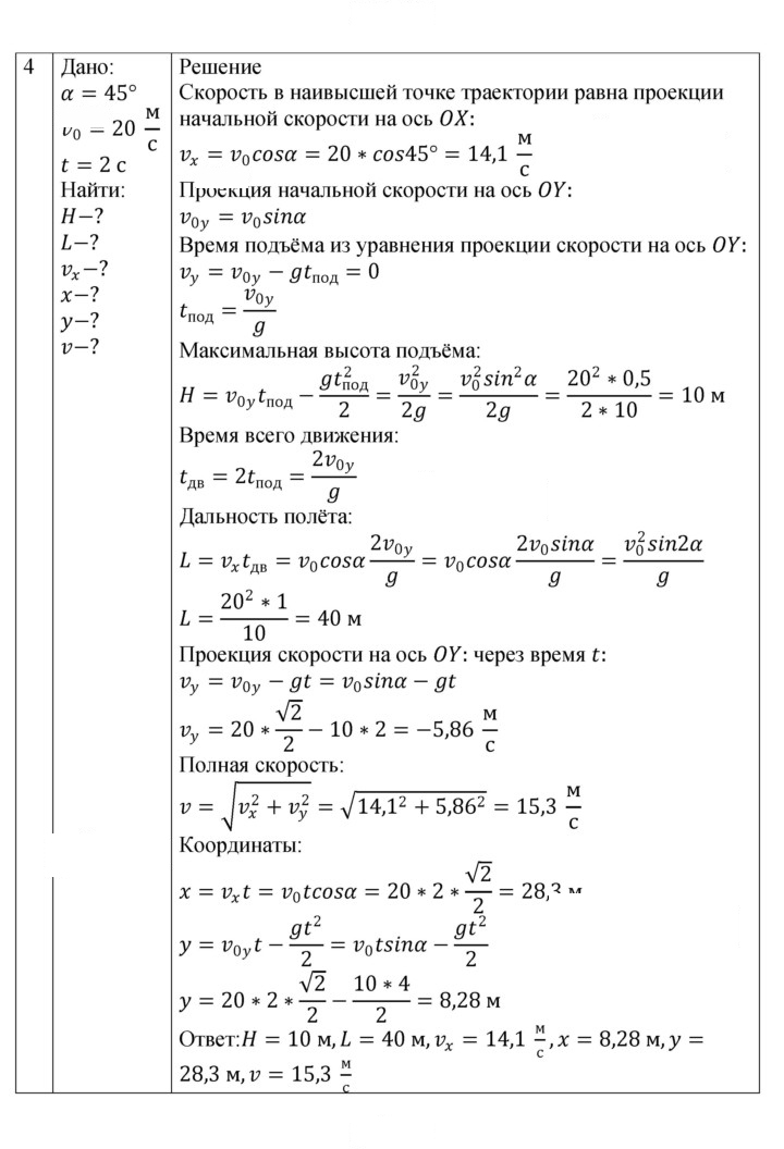 Скан решения номера 14