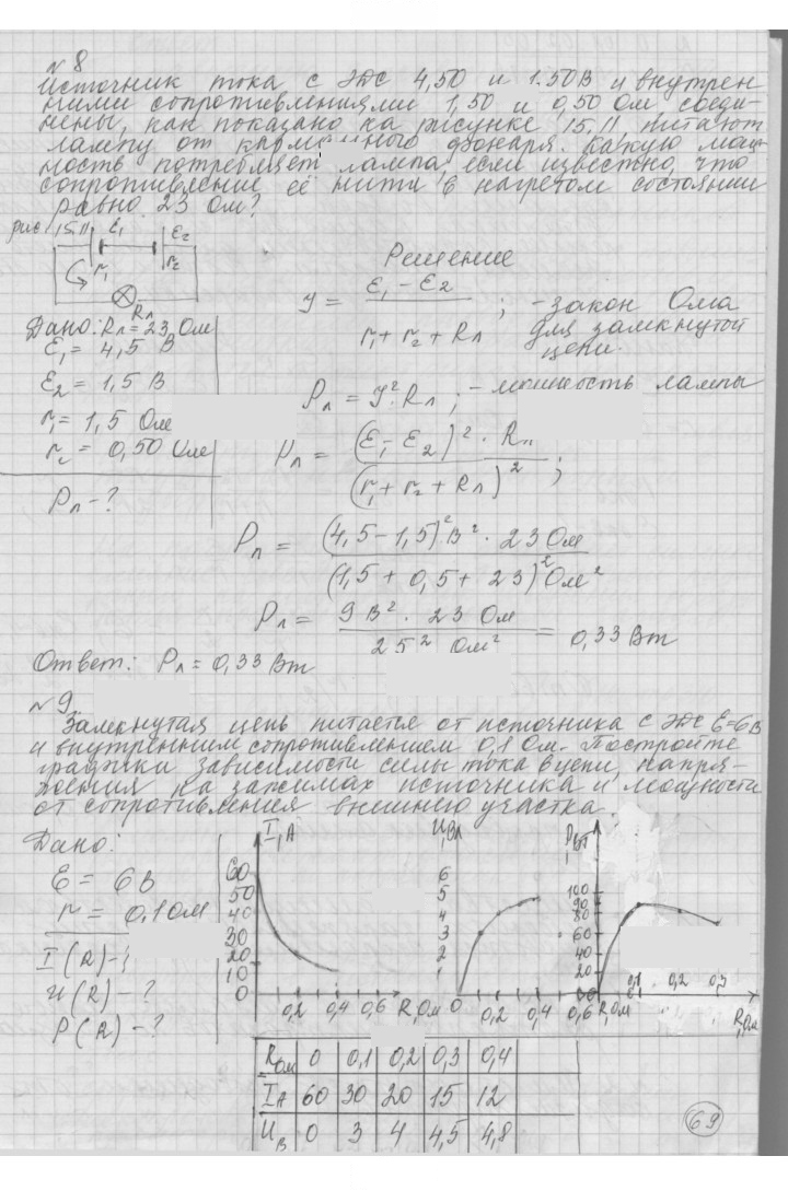 Скан решения номера 19