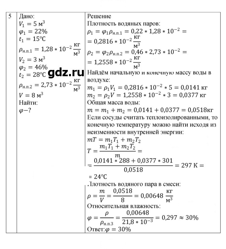 Скан решения номера 71