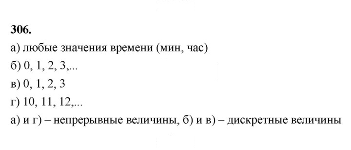 Скан решения номера 306