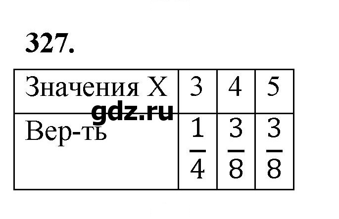Скан решения номера 327