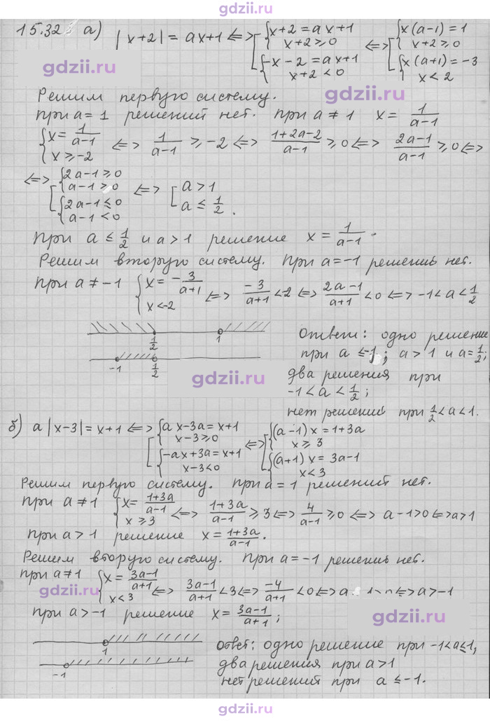 Скан решения номера 32